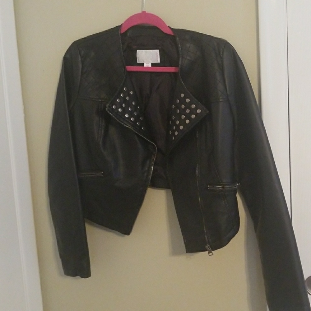 Cute leather jacket